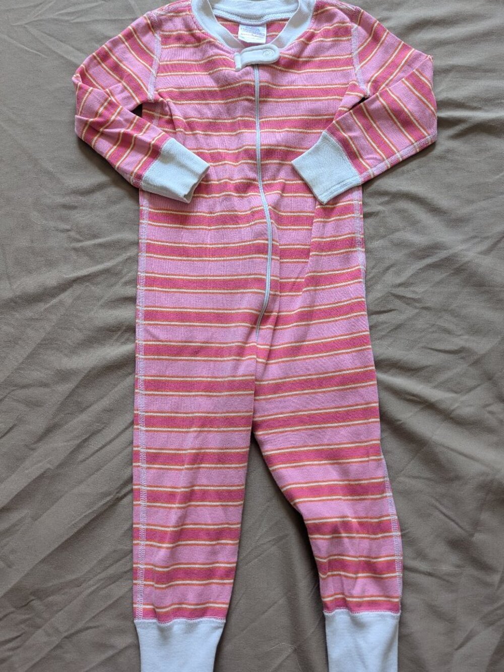Hanna Andersson Pink Stripe Onesie 18-24m